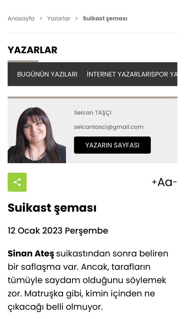 Selcan Taşçı suikast şemasını çizdi