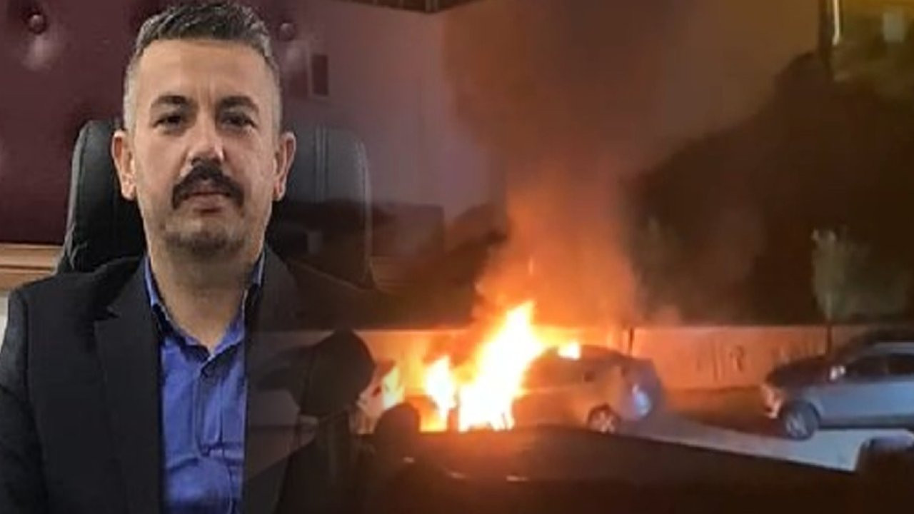 Ülkü Ocakları Başkanı'nın arabası kundaklandı