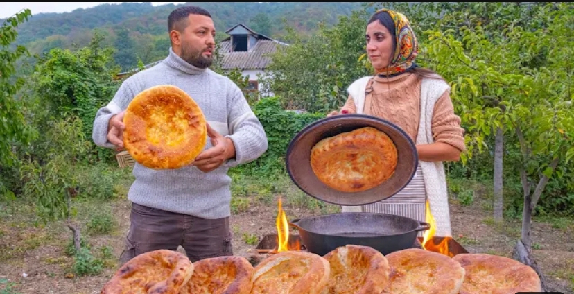 Fırınsız Tandır Ekmeği! Azerbaycan'da uzak bir dağ köyünde yaşam