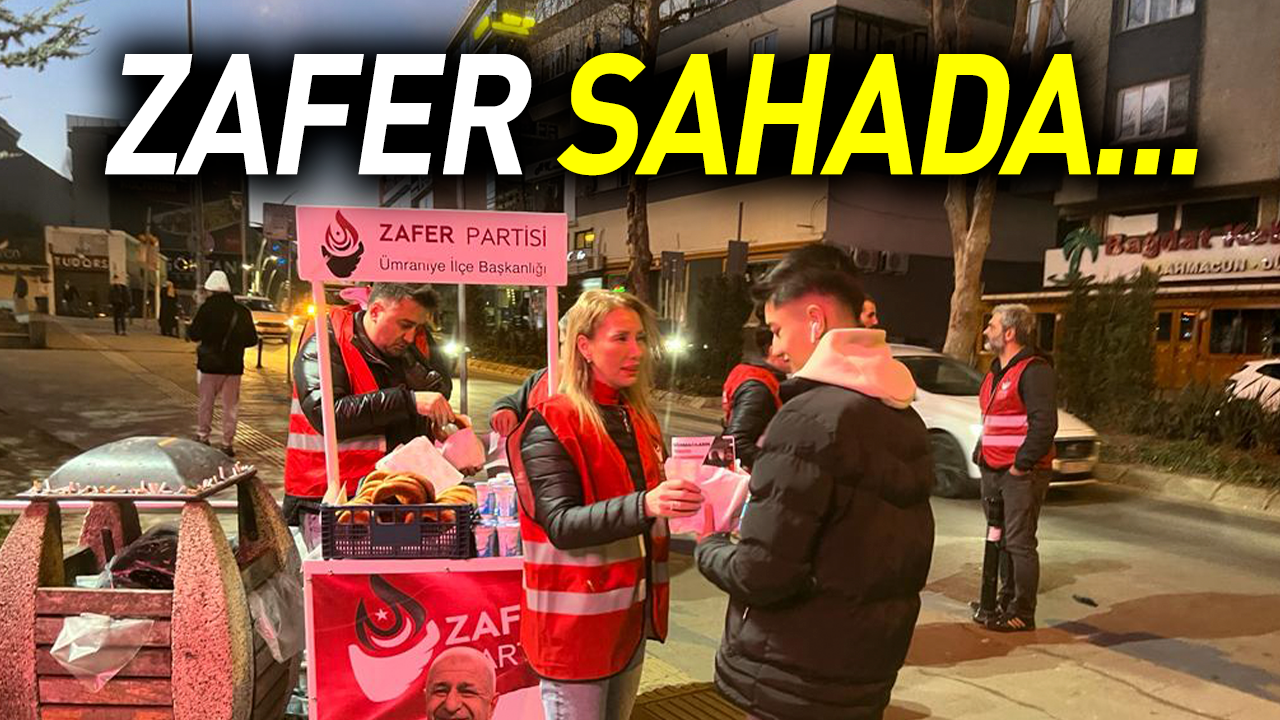 Zafer sahada...