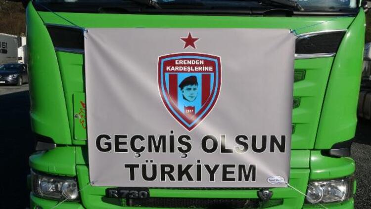 Trabzon'dan depremzede çocuklara, "Eren'den kardeşlerine" hediyeler gitti