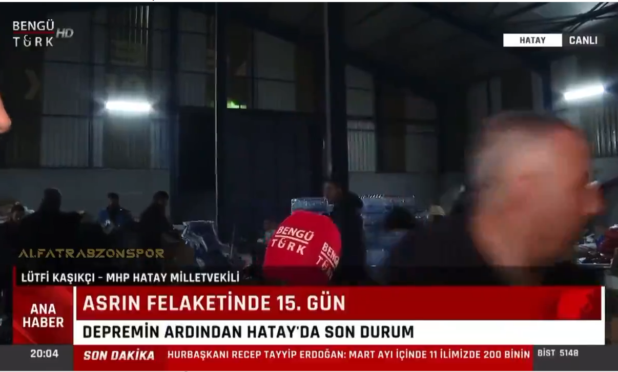 MHP Milletvekili'nin Hatay depremlerinden canlı yayındaki kaçışı olay oldu