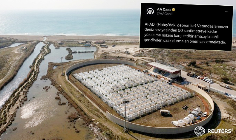 Tsunami uyarısı veren AFAD'ın deprem çadırlarını kurduğu yer ile şok etti