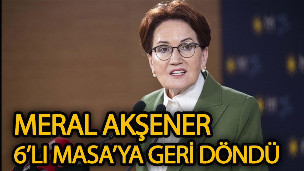Kürşad Zorlu açıkladı: Akşener toplantıya katılacak!
