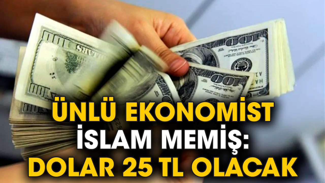 Ünlü ekonomist İslam Memiş: Dolar 25 TL olacak