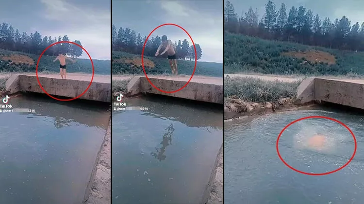TikTok videosu çekmek isterken atladığı kanalda başını çarpıp öldü