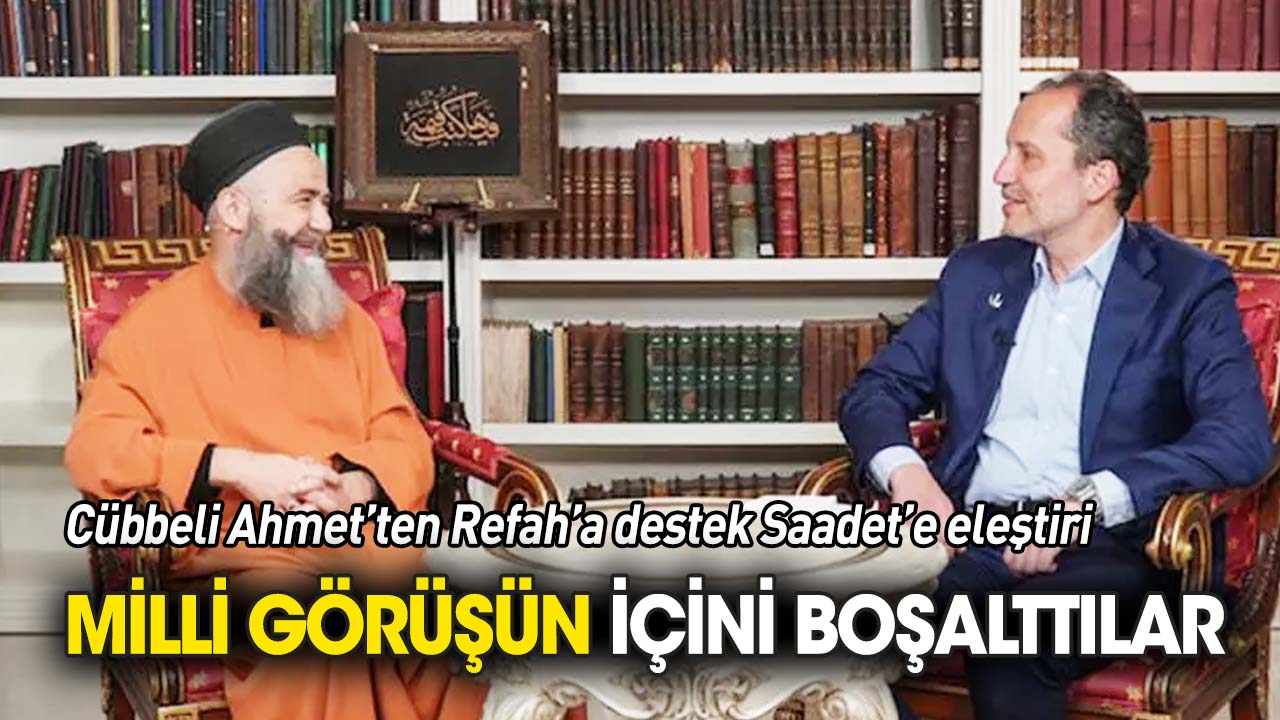 Yeniden Refah lideri Erbakan Cübbeli Ahmet ile görüştü