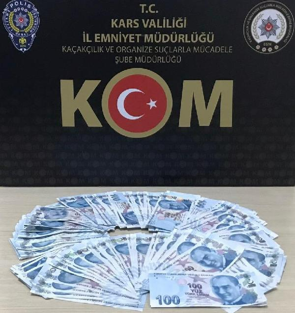 Kars’ta ‘sahte para’ operasyonu