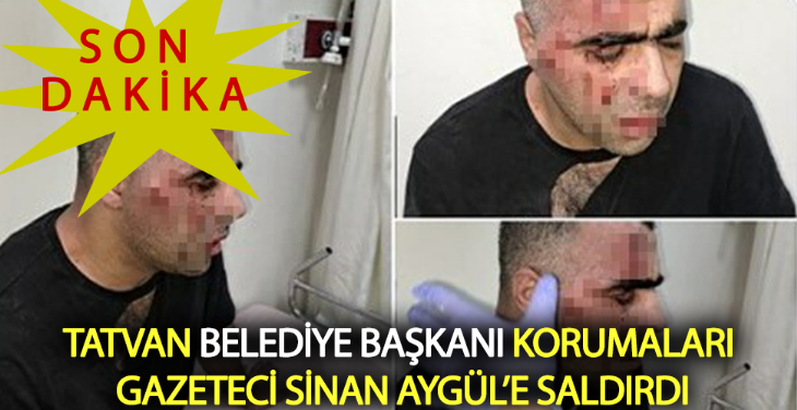 Tatvan Belediye Başkanı Korumaları Gazeteciye saldırdı