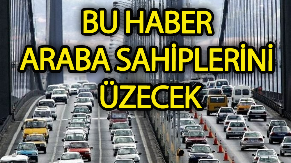 Motorlu Taşıtlar Vergisine gelen zam şaşırttı