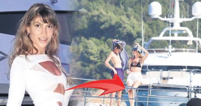 Rus model Irına Fedotova oğlu ile Türkiye’ye geldi