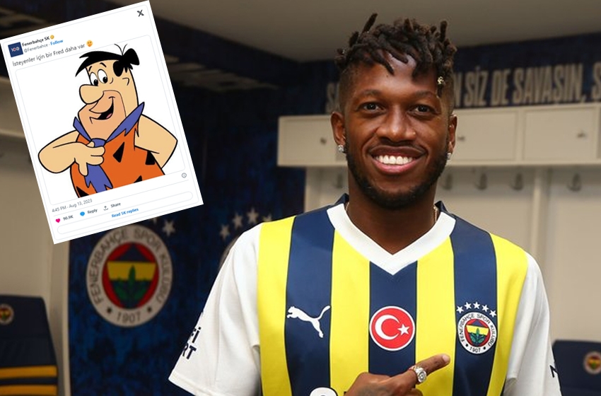 Fenerbahçe'den Galatasaray'a Fred göndermesi