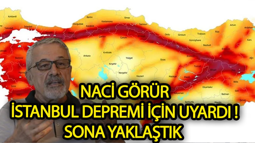 Naci Görür İstanbul depremi için gün verdi