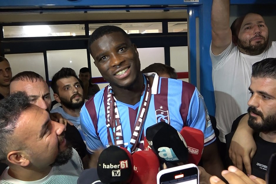 Trabzonspor’un yeni forvetinden ilk açıklama!