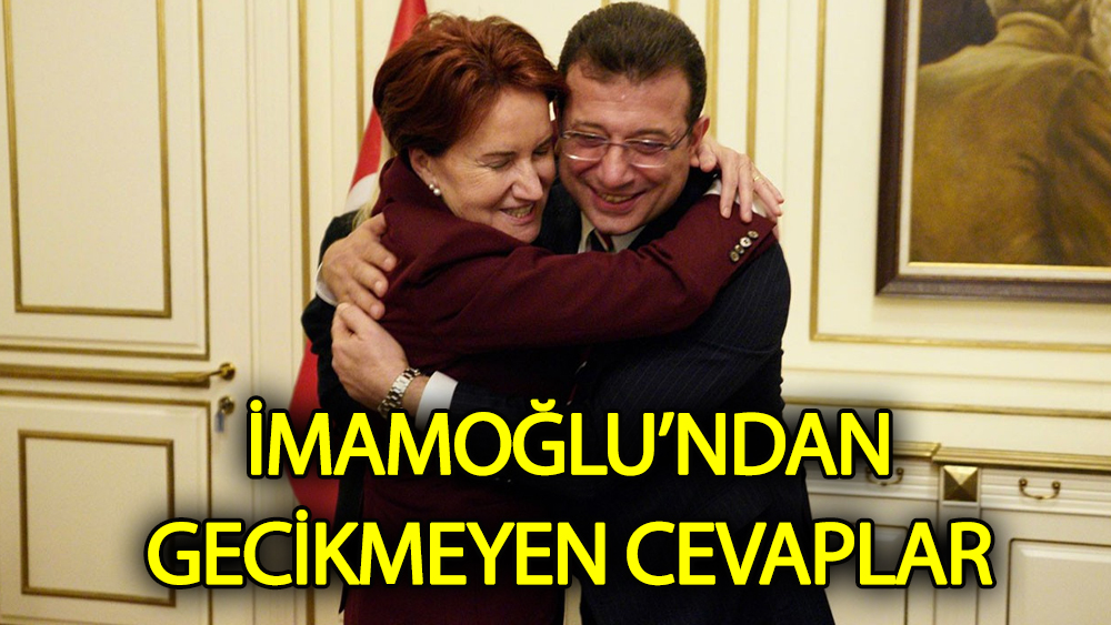 İmamoğlu'ndan Gecikmeyen Cevaplar  