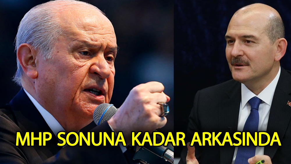 Bahçeli Süleyman Soylu'ya sahip çıktı
