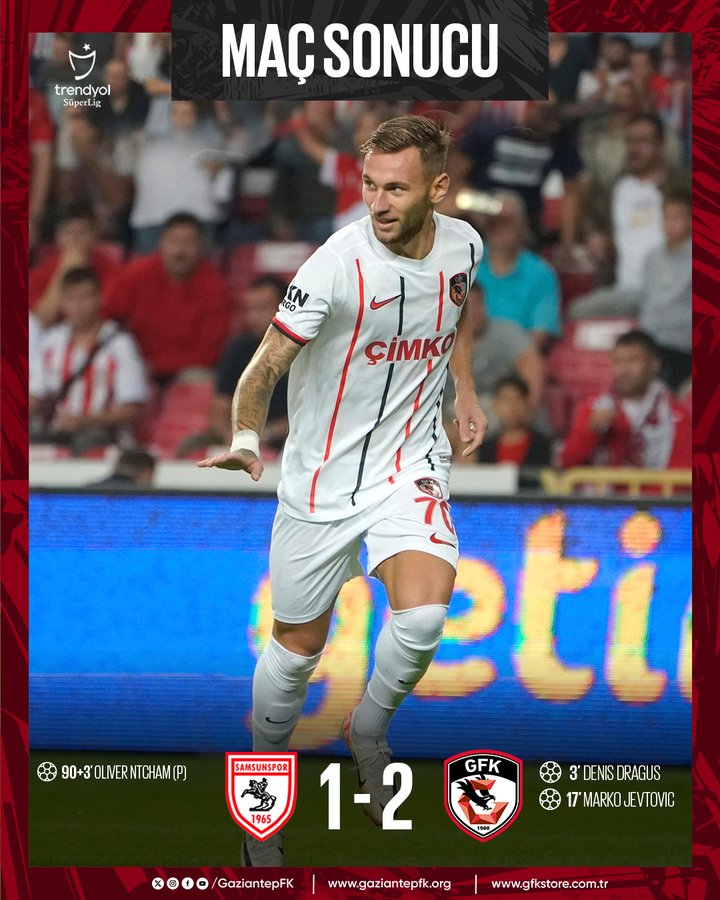 Samsunspor - Gaziantep FK Maçı Açıklamaları!