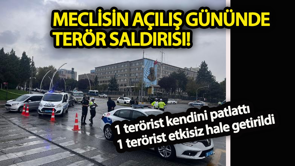 Meclis'in açılış gününde patlama!