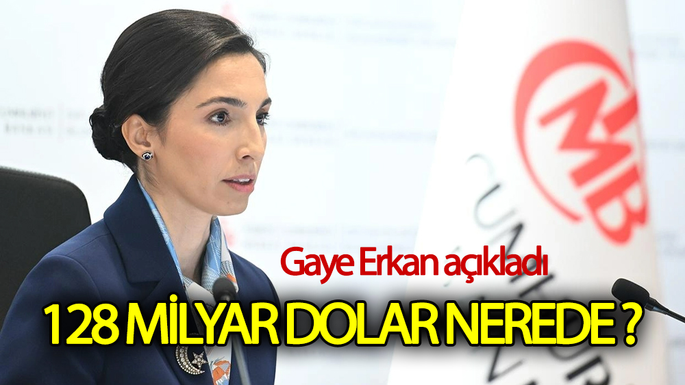 Gaye Erkan açıkladı! 128 milyar dolar nerede?
