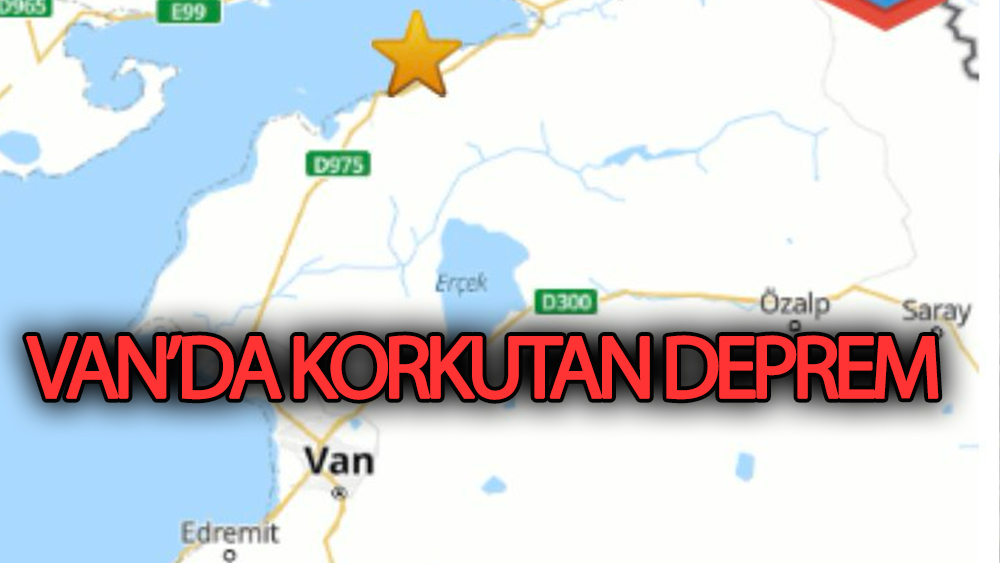 Van'da Korkutan Deprem!