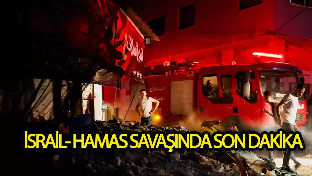 İsrail hava saldırıları gece boyunca Gazze'yi vurdu