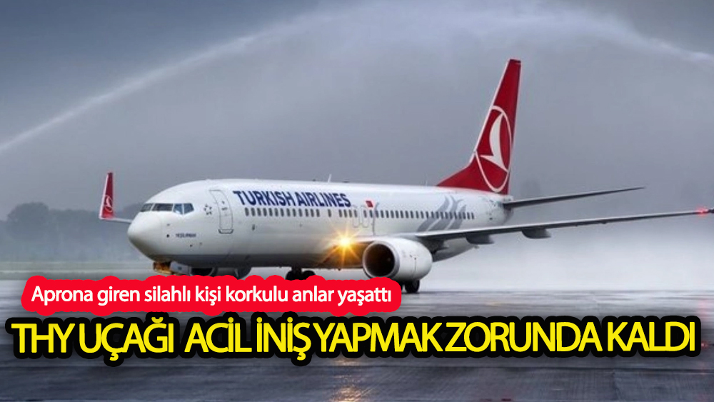 THY uçağı  acil iniş yapmak zorunda kaldı