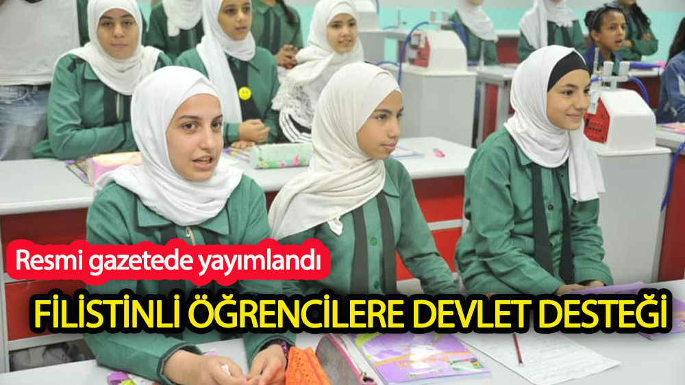 Filistinli Öğrencilere Devlet Desteği