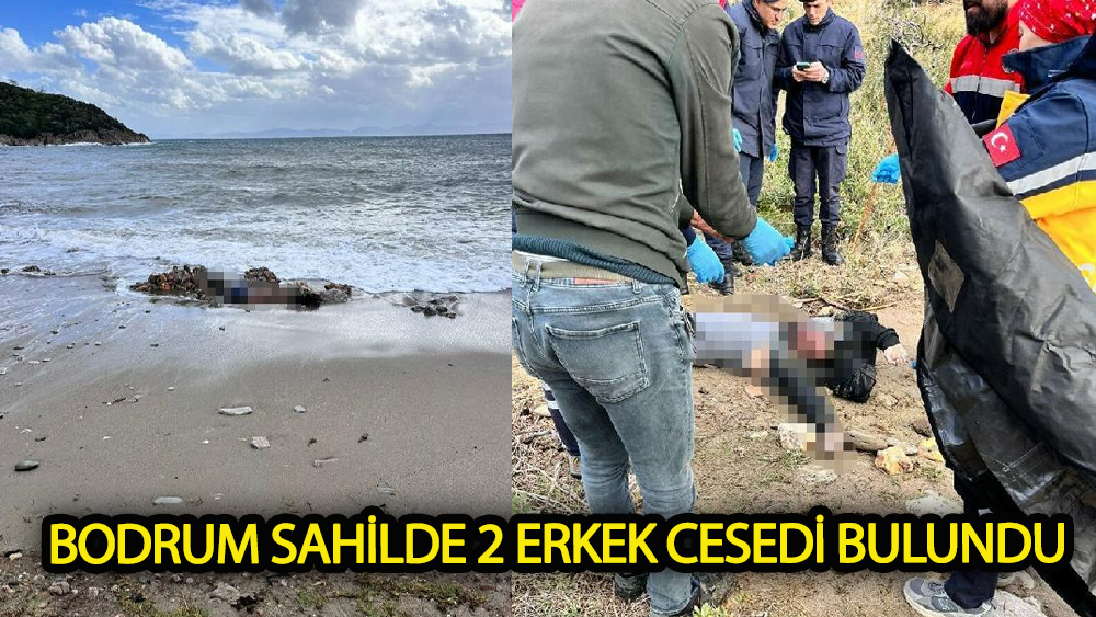 Bodrum'da  sahilde ve denizde ceset bulundu