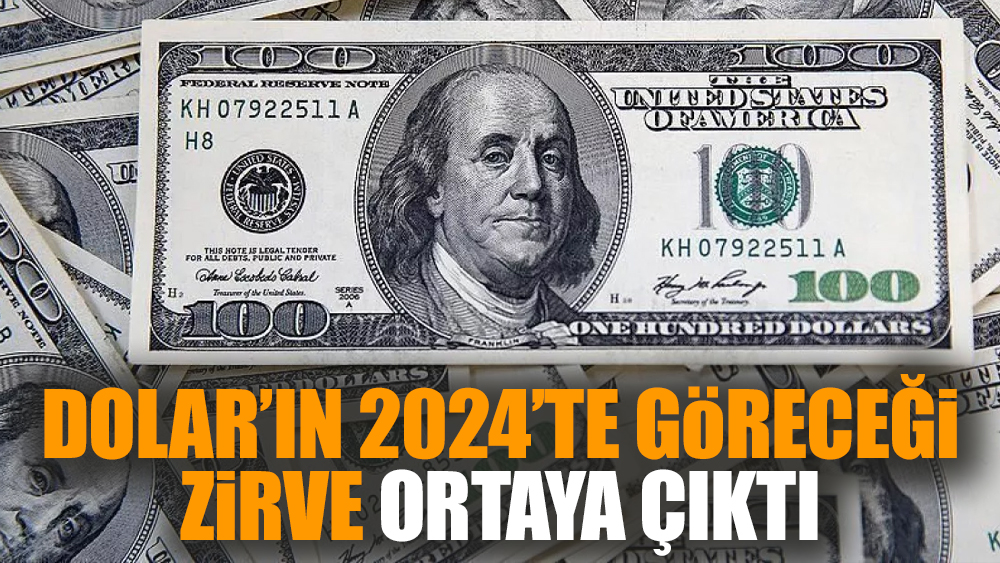 Dolar’ın 2024’te göreceği zirve ortaya çıktı