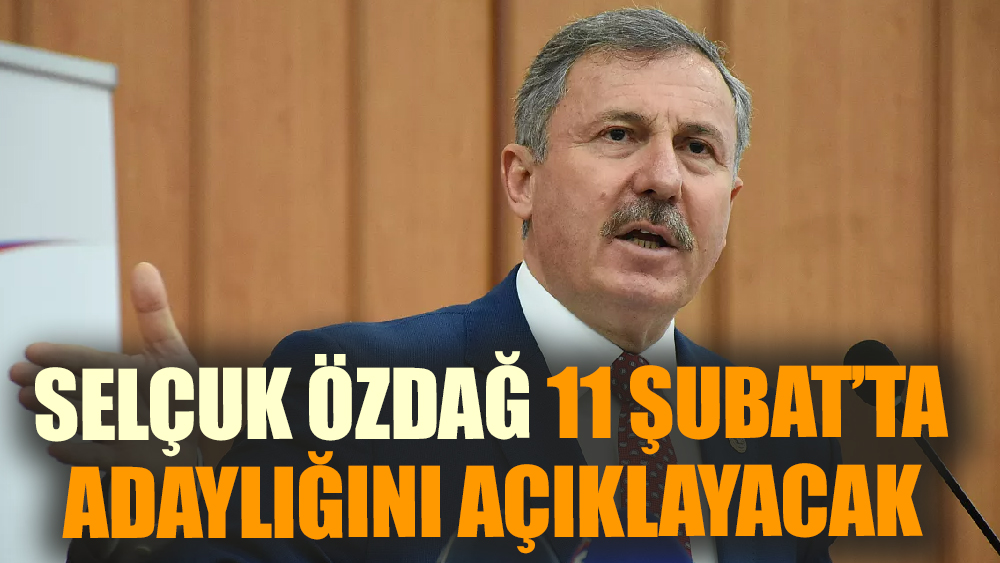 Selçuk Özdağ aday oluyor