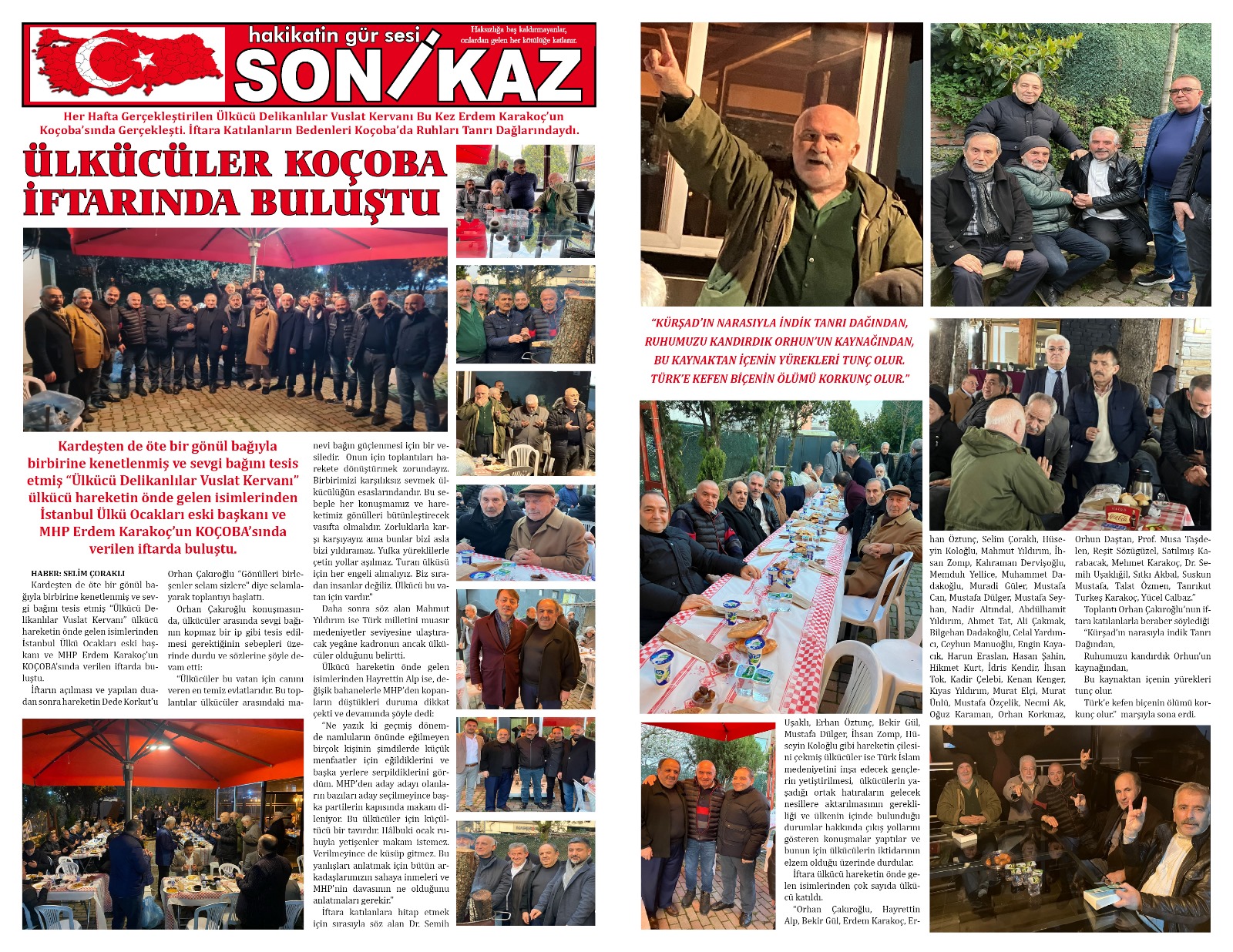 Ülkücüler Koçoba iftarında buluştu