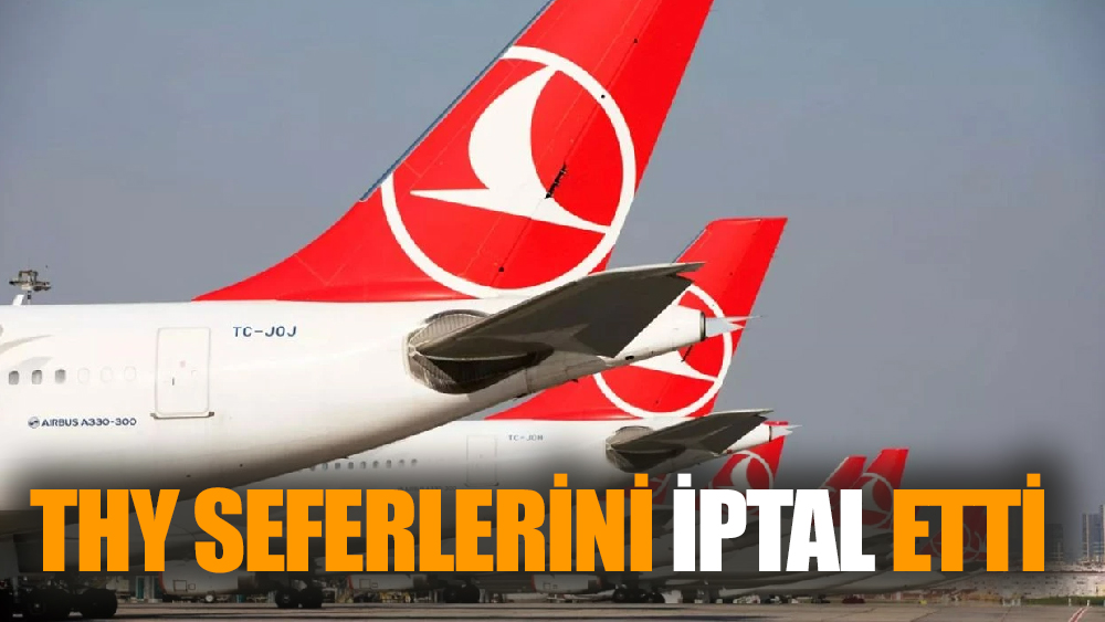 THY seferlerini iptal etti