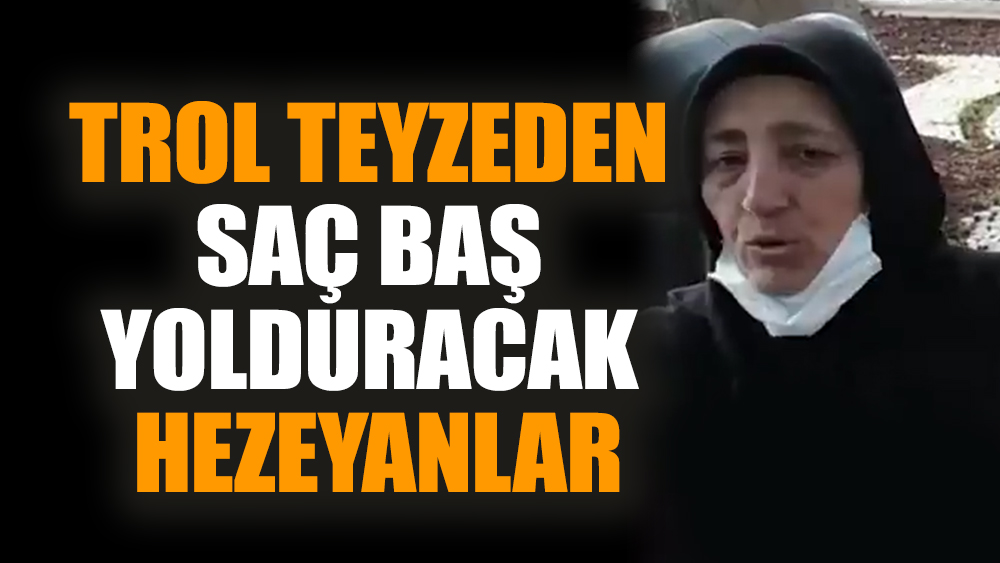 Trol teyzeden saç baş yolduracak hezeyanlar