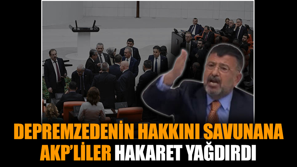 Depremzedenin hakkını savunana AKP’liler hakaret yağdırdı