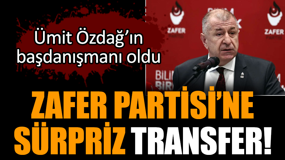Zafer Partisi’ne sürpriz transfer!