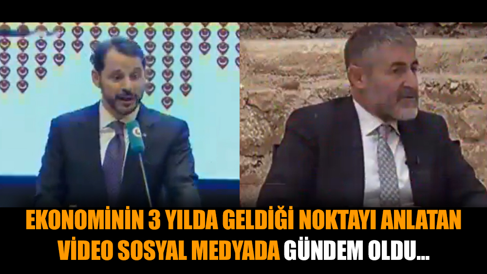 Ekonominin 3 yılda geldiği noktayı anlatan video sosyal medyada gündem oldu...