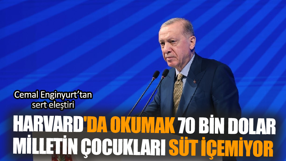 Cemal Enginyurt'tan Erdoğan'a Sert Eleştiri