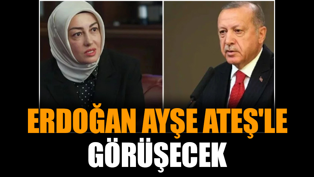 Erdoğan Ayşe Ateş'le görüşecek