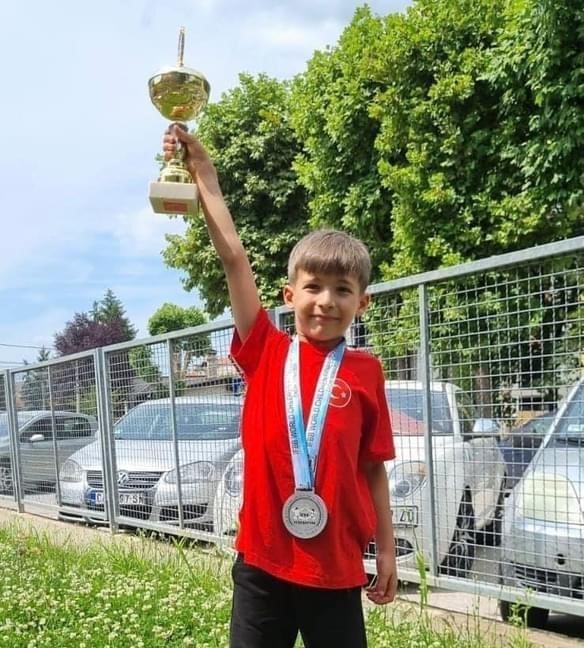 Balıkesirli minik sporcu dünya ikincisi!