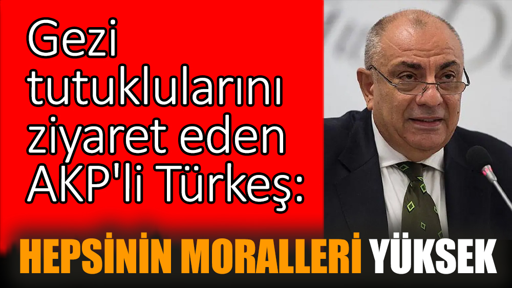 Gezi tutuklularını ziyaret eden AKP'li Türkeş: Hepsinin moralleri yüksek