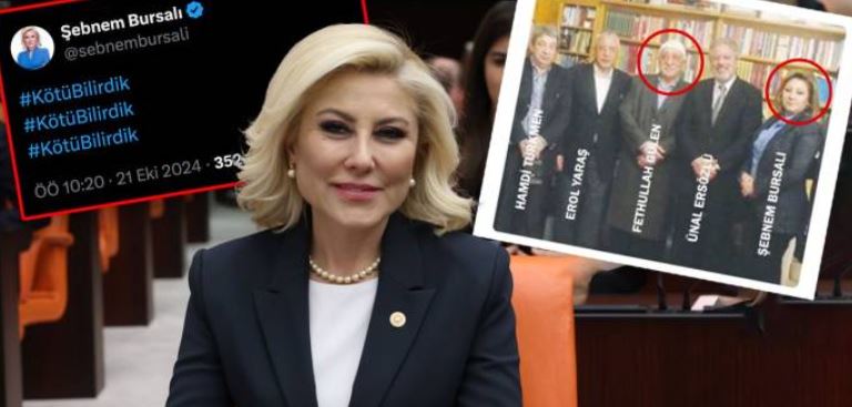 AKP'li Şebnem Bursalı ayağına gittiği FETÖ için kötü bilirdik dedi. Bu bir güler misin ağlar mısın haberidir