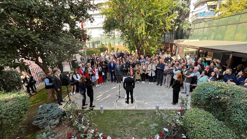 Selanik’teki Atatürk Evinde tören
