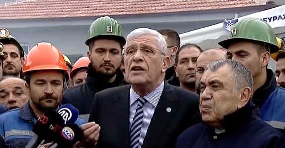 Müsavat Dervişoğlu'ndan maden işçilerine destek ziyareti