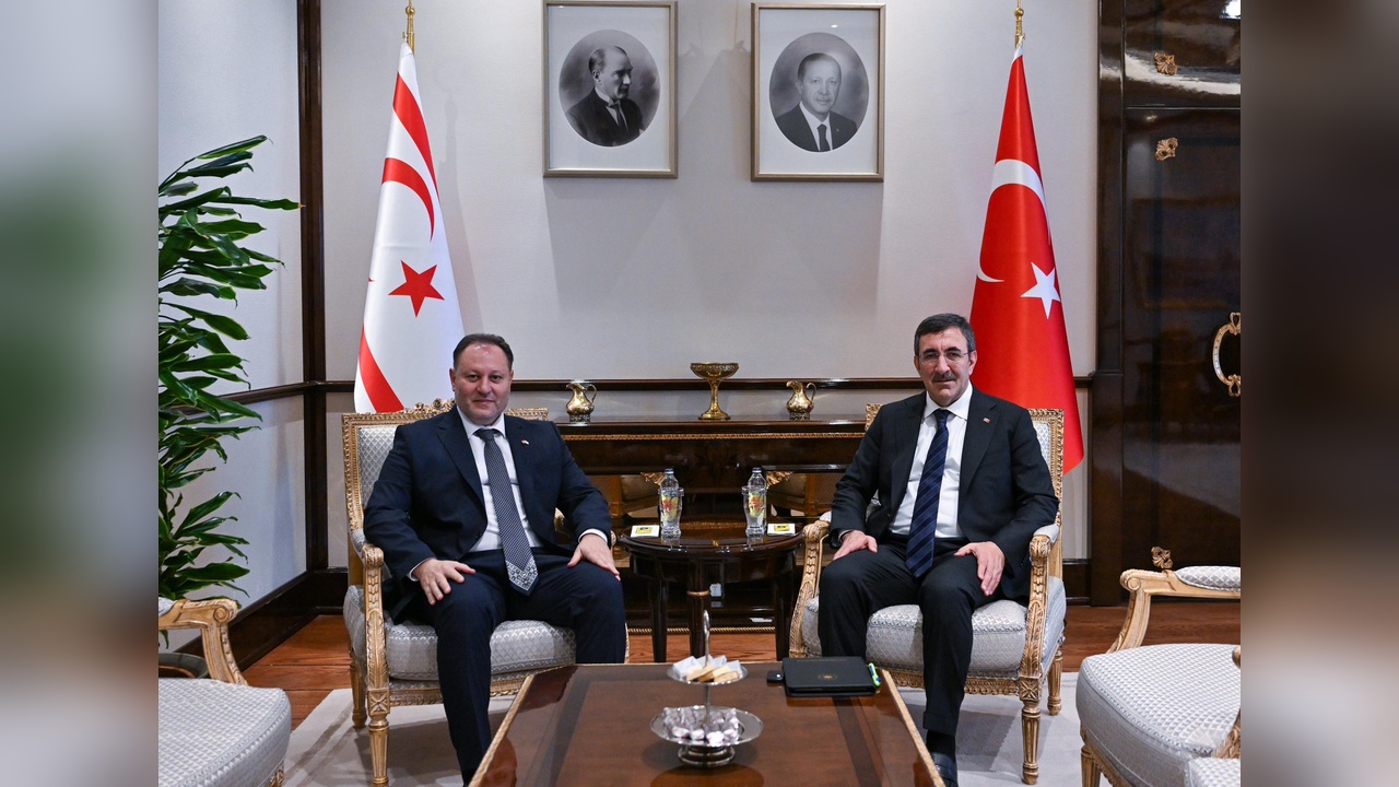 Cevdet Yılmaz ve KKTC Meclis Başkanı Öztürkler'den önemli görüşme
