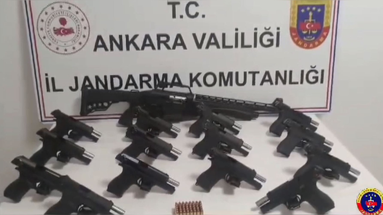 Ankara'da Yasa Dışı Silah Ticareti Operasyonu Gerçekleşti