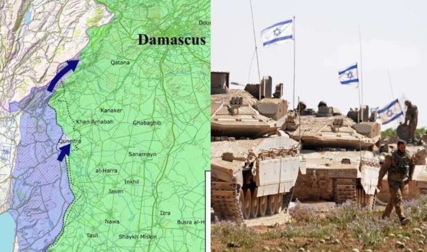 İsrail tankları Şam'a 20 km uzaklıkta