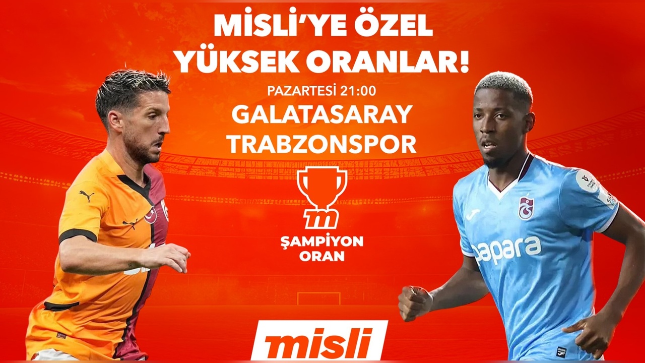 Galatasaray ve Trabzonspor Rekabetinde Misli Oranları Artış Gösterdi