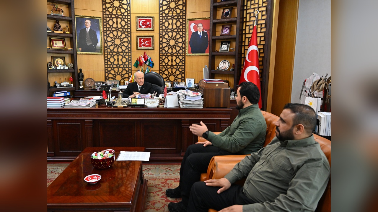 Bahçeli, Suriye Heyetini Ağırladı
