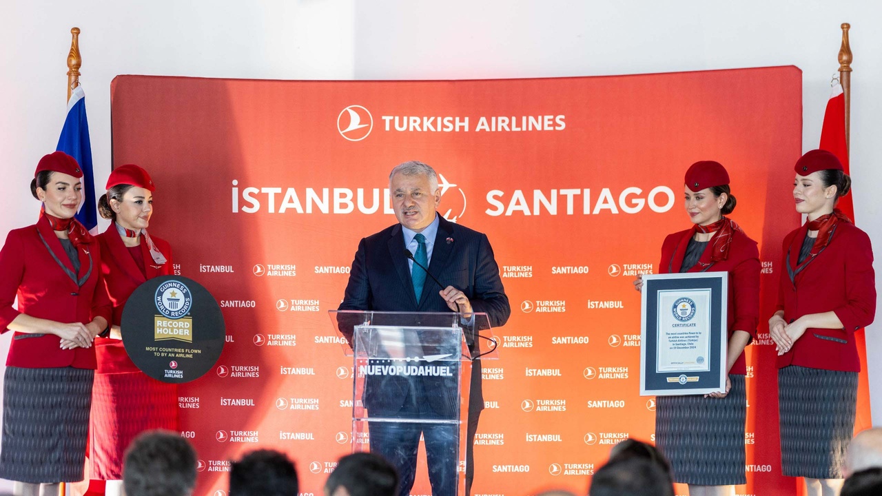 Türk Hava Yolları, Santiago Uçuşlarına Resmen Başladı