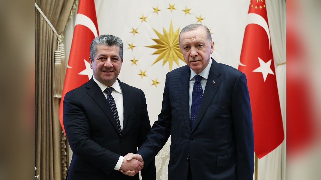 Cumhurbaşkanı Erdoğan, Barzani ile Görüşme Gerçekleştirdi
